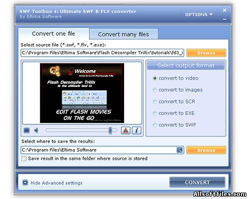 FLV to AVI Converter 3.1