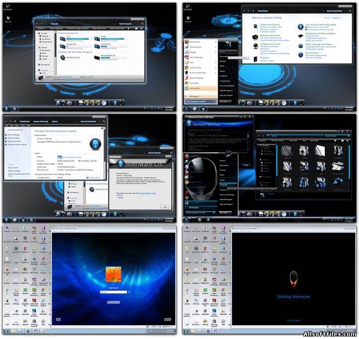 Win7 Themes 2013 New X86 X64 Difference