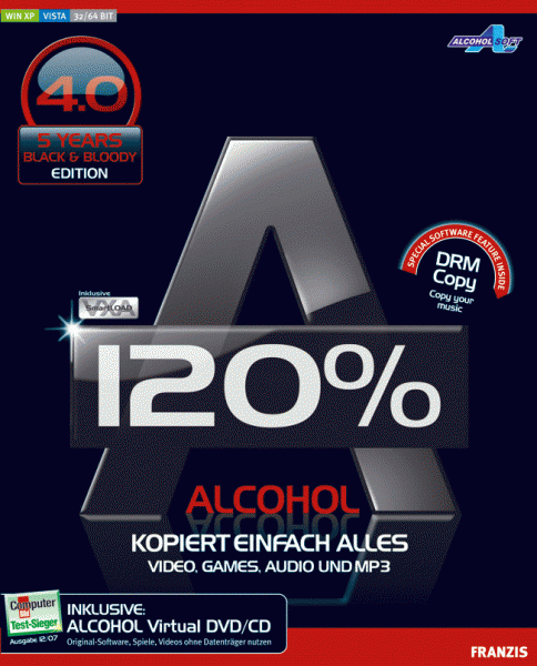 Alcohol 120% 2.0.2 Build 3929 Retail [2012 MUL/RUS]