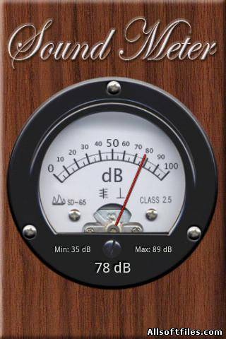 Sound Meter 2.1 – приложение под Android способное измерять уровень звука.