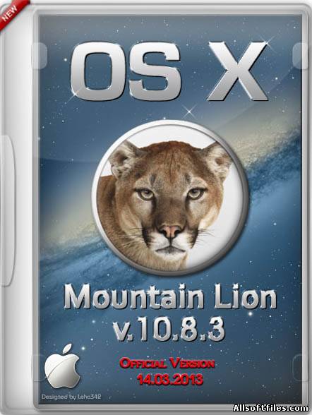 Mac OS X 10.8.3 Mountain Lion [ML/RUS/2013]