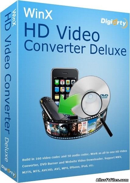 WinX HD Video Converter Deluxe 5.9.9.275 Build 23.05.2017 + Rus