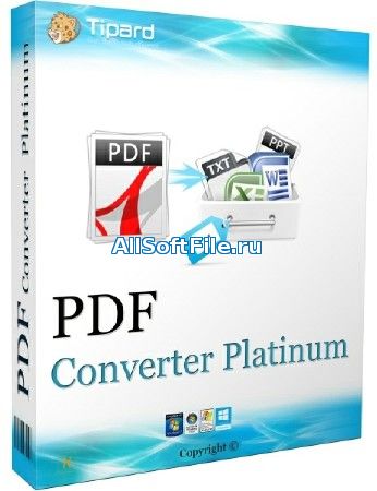 Tipard PDF Converter Platinum 3.3.16 + Rus конвертер PDF