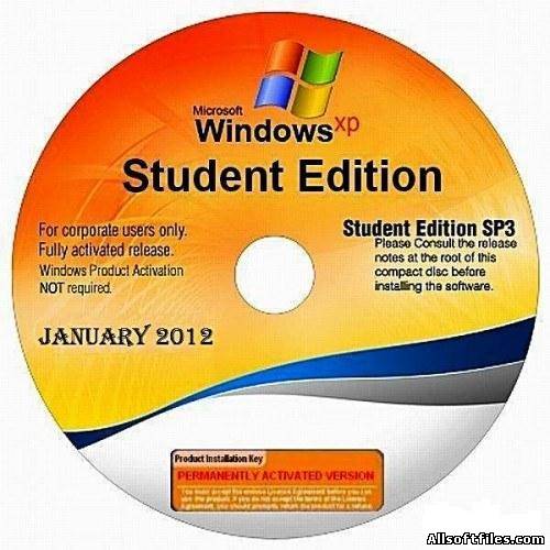Microsoft Windows XP SP3 Corporate Student Edition January 2012 [ENG RUS]