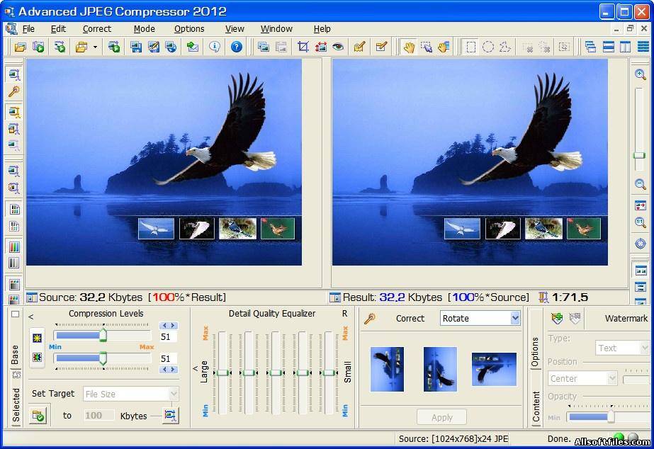 Advanced JPEG Compressor 2012 v.9.3.100 (x32/x64/ENG) - silent installation