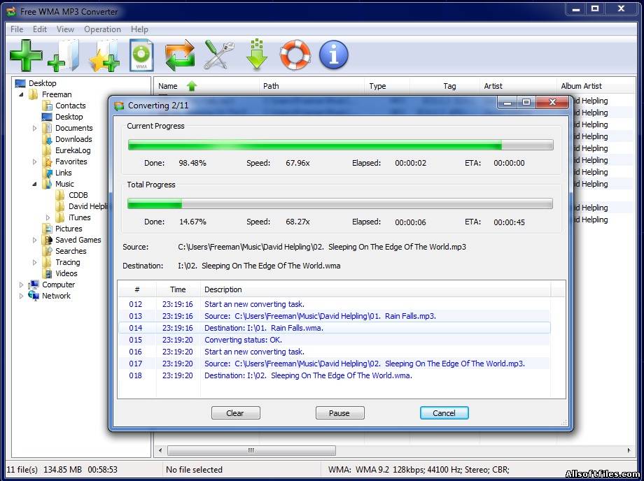 Free WMA to MP3 Converter 7.5.6