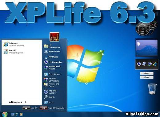 XPLife 6.3 Lite + Боковая панель и Дополнения