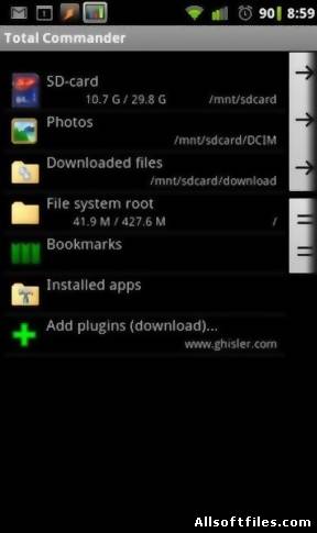 Total Commander 1.03 для Android